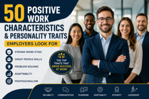 Read more about the article 50 Positive Work Characteristics and Personality Traits Employers Look For